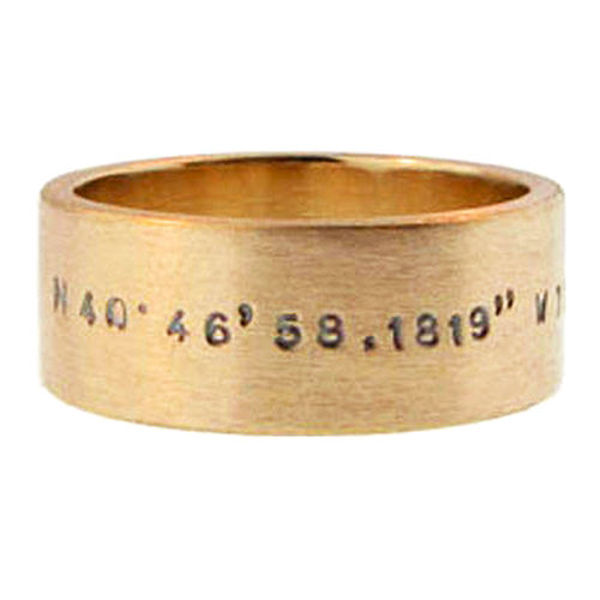 Picture of Wide 14K Gold Band Wedding Ring