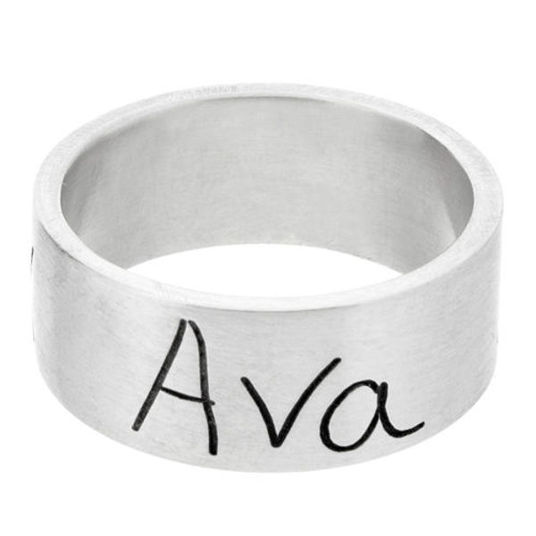 Picture of Handwriting Name Ring