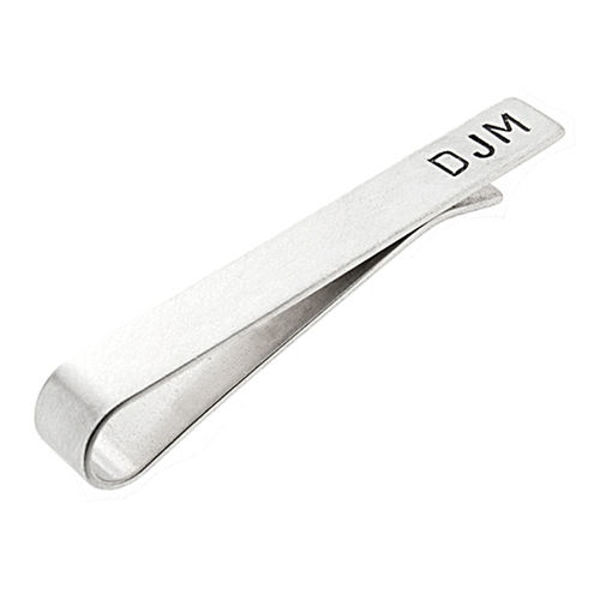 Picture of Silver Personalized Tie Clip
